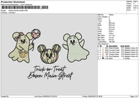 Mickeyghost  2609 Embroidery File 6 sizes