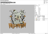 Mickey Halloween V4 Embroidery File 6 sizes