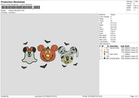 Mickeyhalloween 2210 Embroidery File 6 sizes