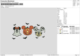 Mickeyhalloween 2210 Embroidery File 6 sizes