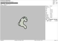 Mickeys Hand V2 Embroidery File 6 sizes