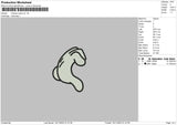 Mickeys Hand V2 Embroidery File 6 sizes