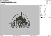 Mickeypalace Embroidery File 6 sizes