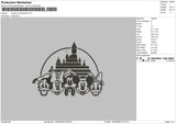 Mickeypalace Embroidery File 6 sizes