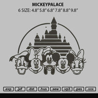 Mickeypalace Embroidery File 6 sizes