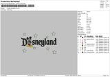 D Stars Embroidery File 6 sizes