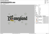 D Stars Embroidery File 6 sizes