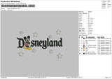 D Stars Embroidery File 6 sizes