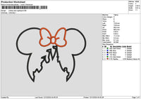 Minnieapp 03 Embroidery File 6 sizes