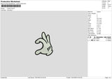 Mickey Hand Embroidery File 6 sizes