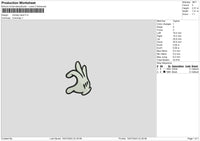 Mickey Hand Embroidery File 6 sizes