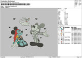Mickeyhalloween 1707 Embroidery File 6 sizes