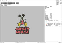 Mickey1409 Embroidery File 6 sizes