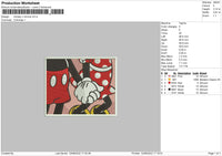 Mickey N Minnie Embroidery File 5 sizes