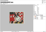 Mickey N Minnie Embroidery File 5 sizes