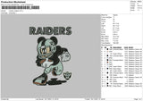 Mickey Riders Embroidery File 4 size