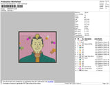 Midnight Embroidery File 4 size