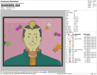 Midnight Embroidery File 4 size