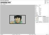 Might Guy Embroidery File 4 size