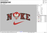 Nike Clawn Embroidery File 4 size