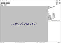 Names 1412 Embroidery File 6 sizes