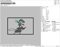 Minato Fight Embroidery File 4 size