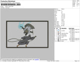 Minato Fight Embroidery File 4 size