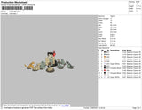 Minecraft Embroidery File 4 size