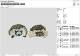 Mini Hedgehog Embroidery File 6 sizes