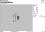 Minnies Hand V2 Embroidery File 6 sizes