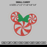 Small Candy Embroidery File 6 sizes