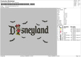 Minnie Land Halloween Embroidery File 6 sizes