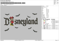 Minnie Land Halloween Embroidery File 6 sizes