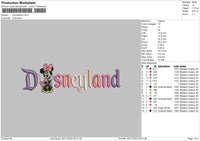 Minnieland 23 Embroidery File 6 sizes