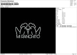 Mi Ranchito Embroidery File 4 size