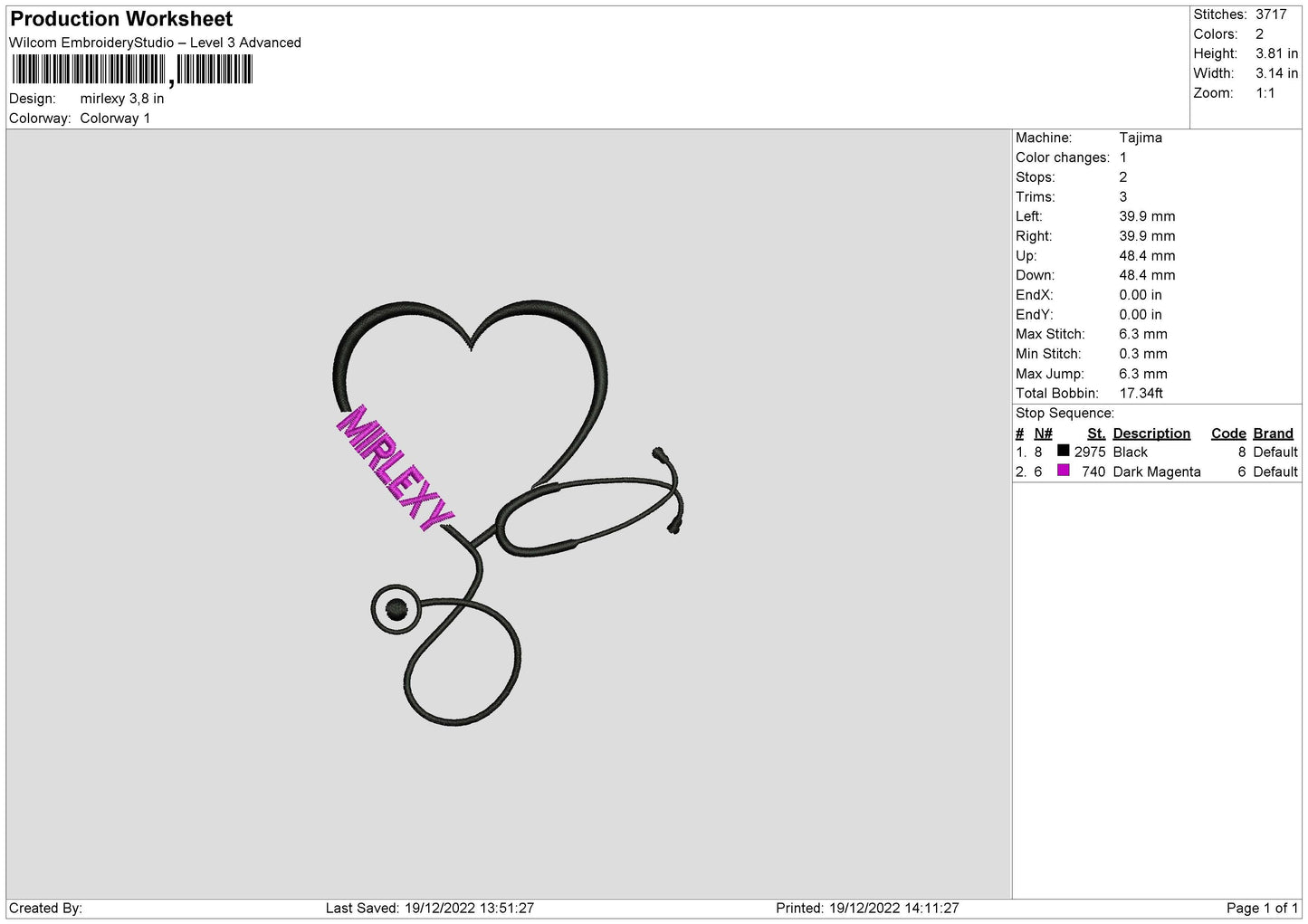 Mirlexy Embroidery File 6 sizes