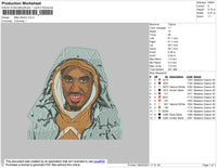 Mike Sherm Embroidery File 4 size