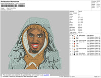 Mike Sherm Embroidery File 4 size