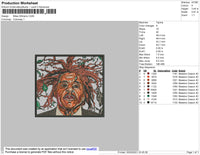 Miles Williams Embroidery File 4 size