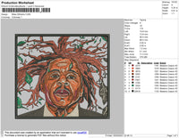 Miles Williams Embroidery File 4 size