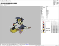 Minnie Wizard Embroidery File 4 size