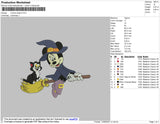 Minnie Wizard Embroidery File 4 size