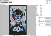 MOB Psycho Embroidery File 4 size