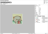 Mochi Peace 01 Embroidery File 5 sizes