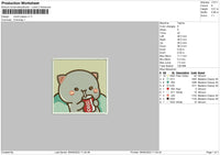 Mochi Peace 01 Embroidery File 5 sizes