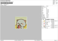 Mochi Peace V2 Embroidery File 5 sizes