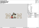 Mom Photo 2105b Embroidery File 6 sizes