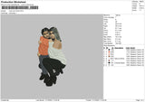 Mom And Child Embroidery File 4 size