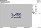 Mommytext 2907 Embroidery File 6 sizes