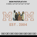 Photoflat 0701 Embroidery File 6 sizes